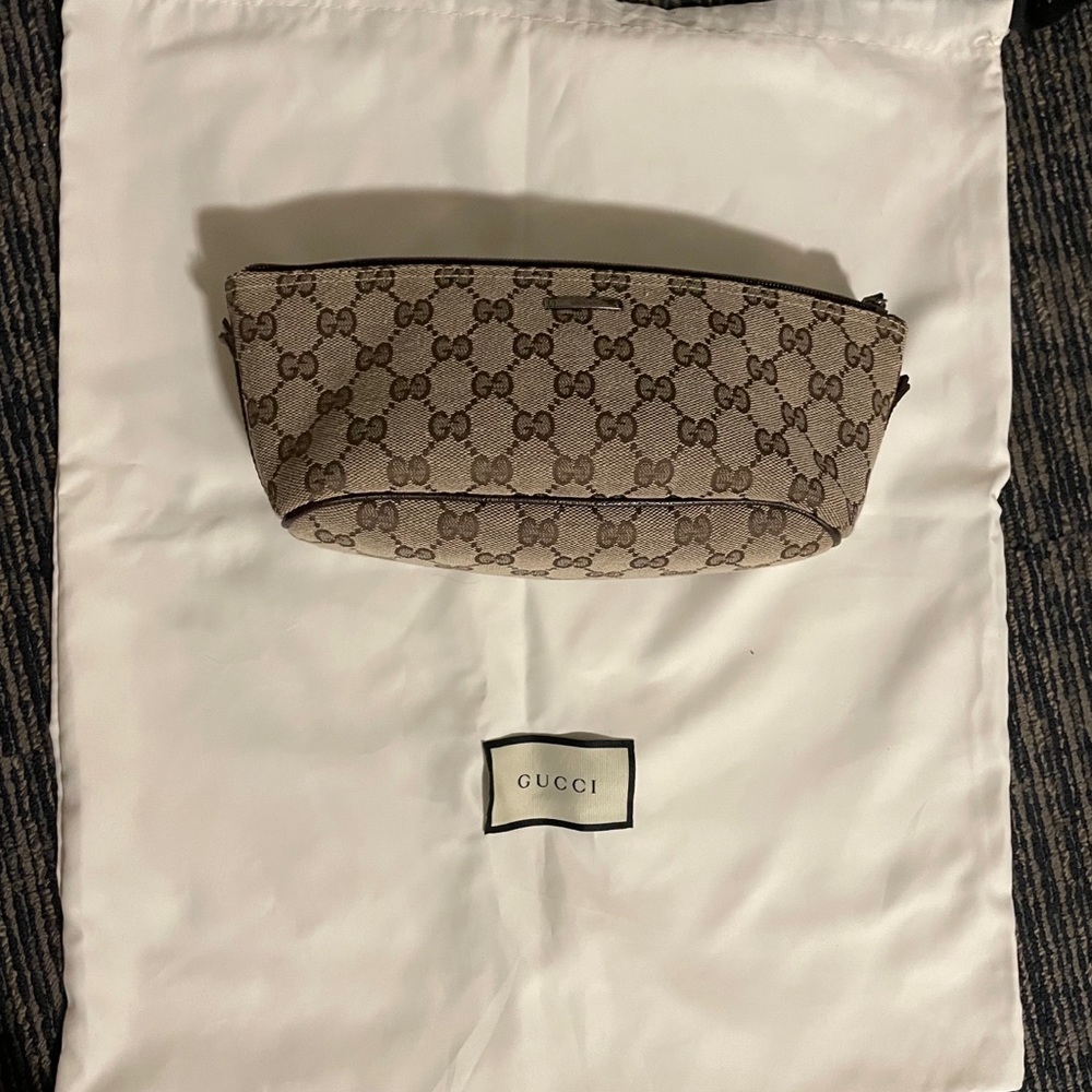 Gucci Monogram Pochette Bag
